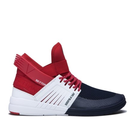 Supra Skytop V Rød/Hvite/Svart Høye Sneakers Herre [NO-7-L976]